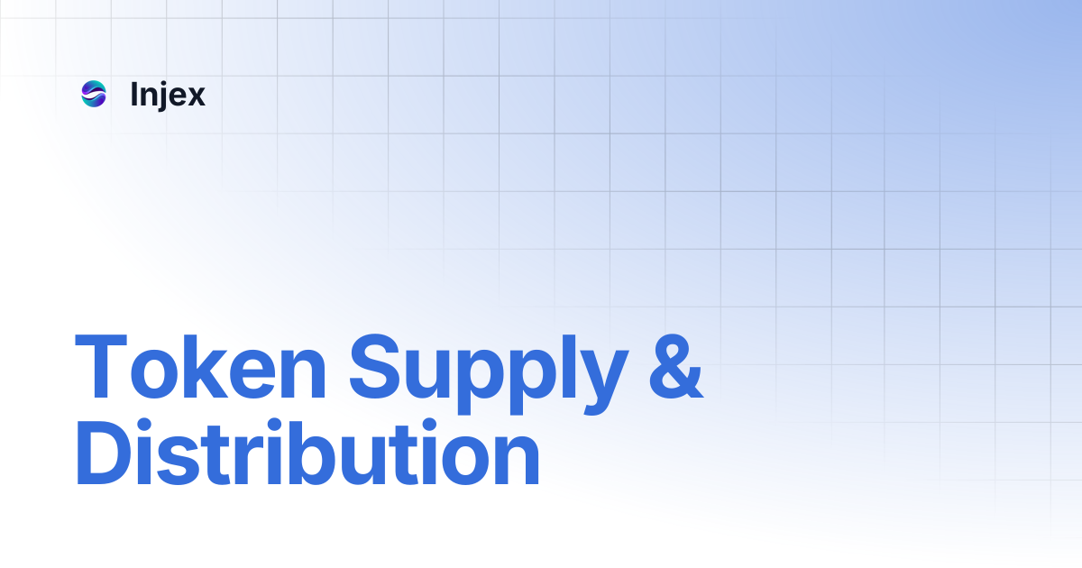 Token Supply & Distribution | Injex